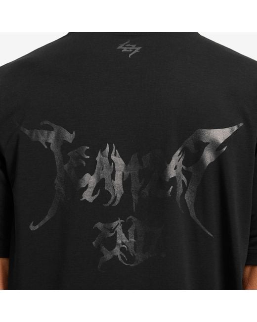 Represent Black End. X 247 Oversized T-Shirt for men
