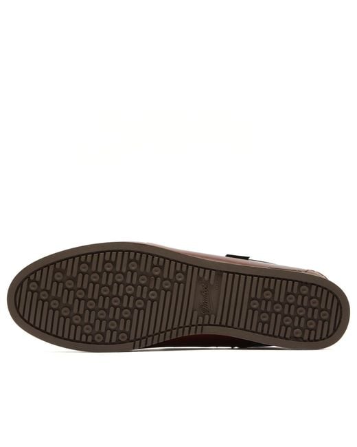 Paraboot Brown Barth Leather Boat Shoe