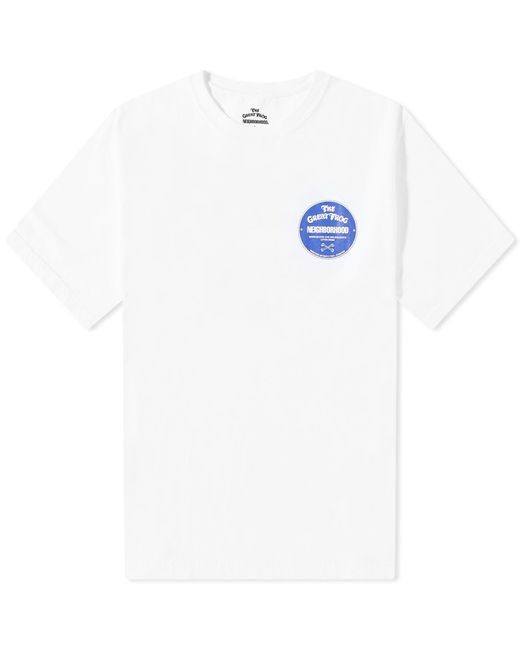 Neighborhood White X The Great Frog Logo T-Shirt for men