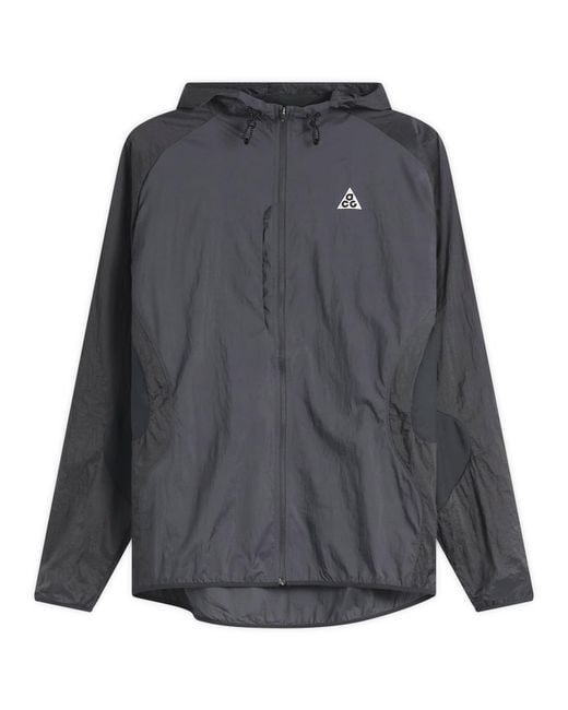 Nike Gray Nike Acg Running Trail Jacket for men