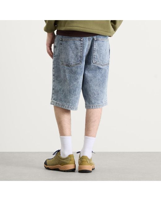 POLAR SKATE Blue Big Boy Denim Shorts for men