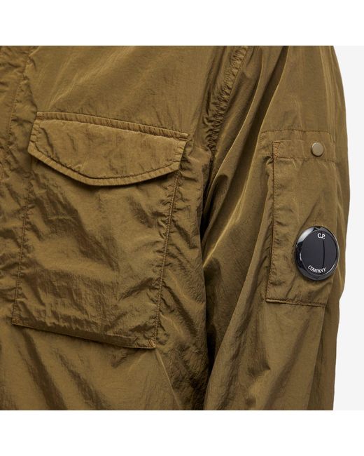 C P Company Green Chrome-R Pocket Overshirt for men