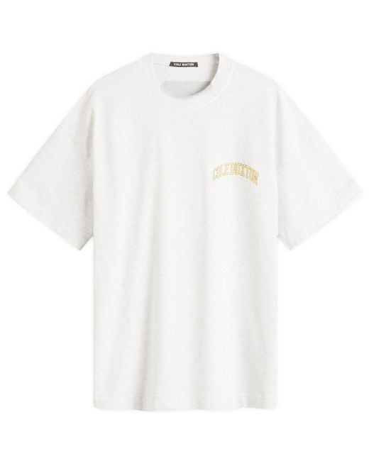 Cole Buxton White Arc T-Shirt for men