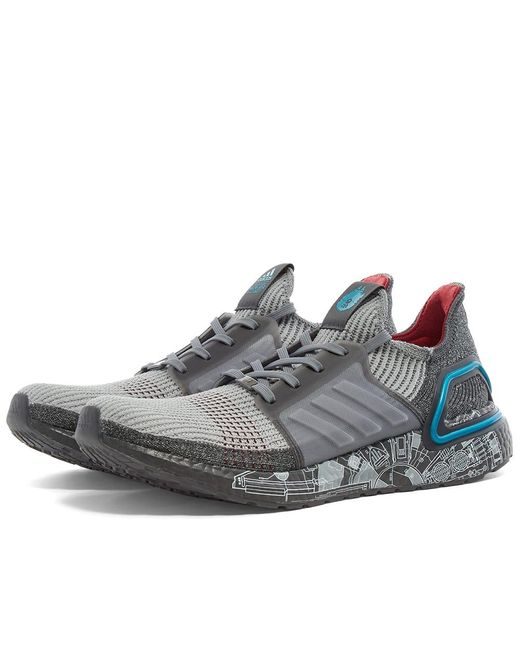 adidas X Star Wars Ultraboost Sneakers in Grey for Men | Lyst UK