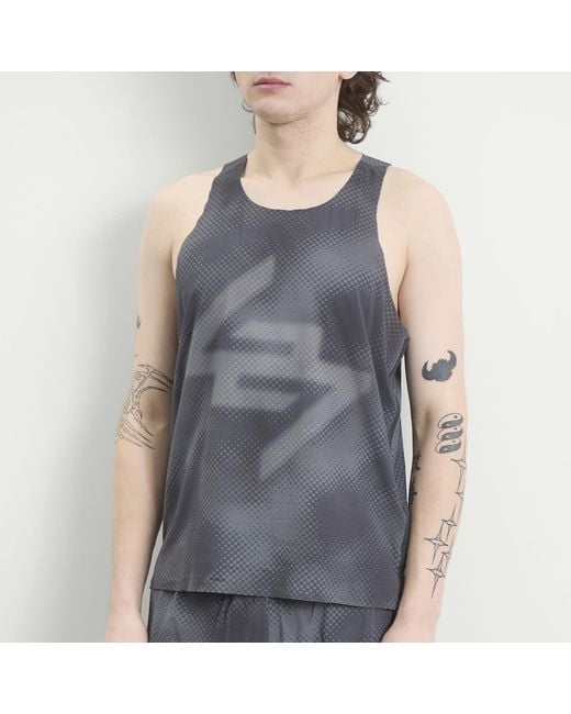 REPRESENT 247 Blue Ultra Singlet for men