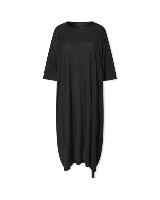 Rick Owens Black T-Shirt Dress