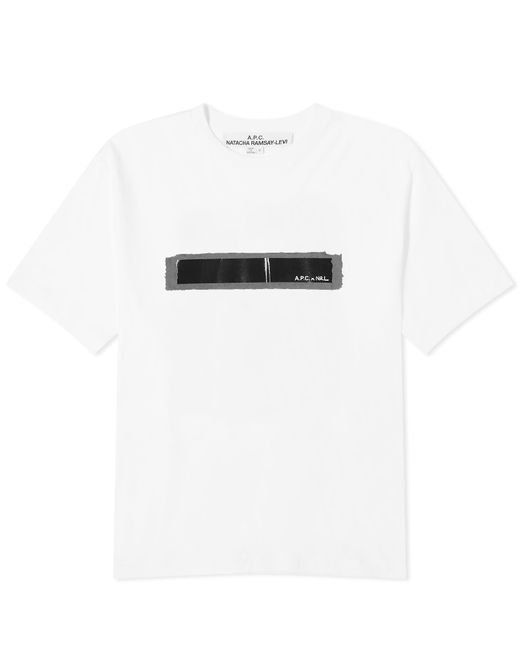 A.P.C. White X Natacha Ramsay Levi Jean T-Shirt for men