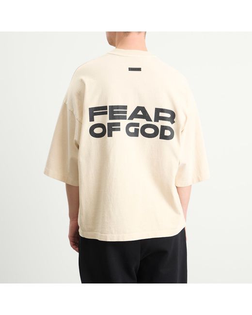 Fear Of God Natural Relaxed "Disciple" T-Shirt for men