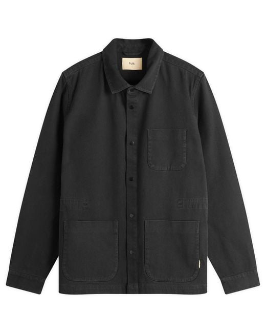 Folk Black Assembly Jacket for men