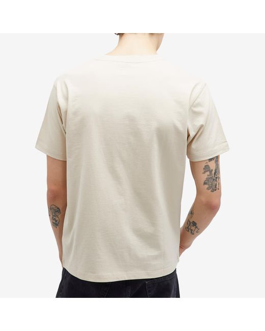 Dime White Classic Small Logo T-Shirt for men