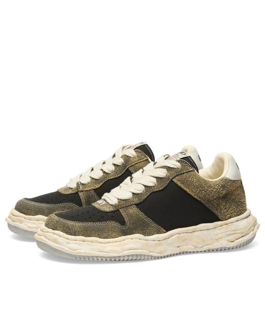 Maison Mihara Yasuhiro Brown Wayne Nylon Vintage Suede Low-Top for men