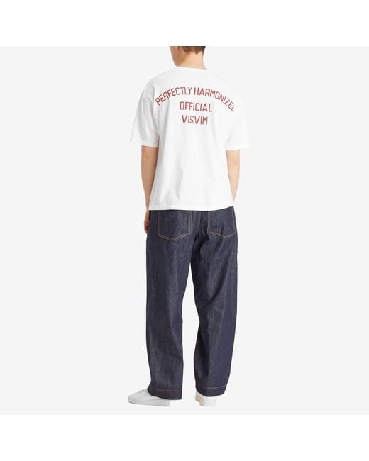 Visvim White Perfectly Harmonized Jumbo T-Shirt for men