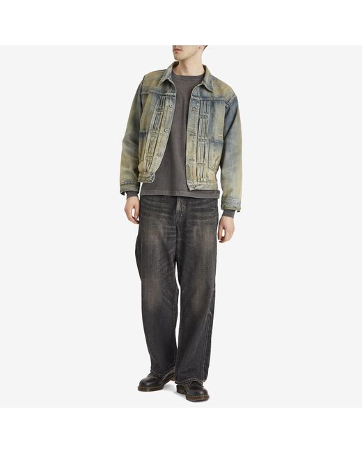 Neighborhood Green Savage Denim Type-1 Jacket for men