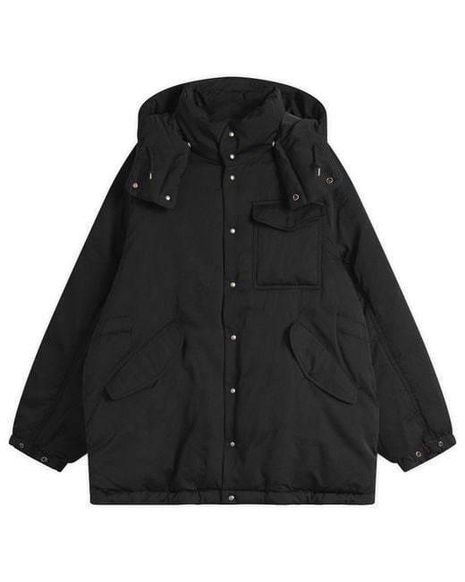 Visvim Black Kodiak Mil Down Jacket for men