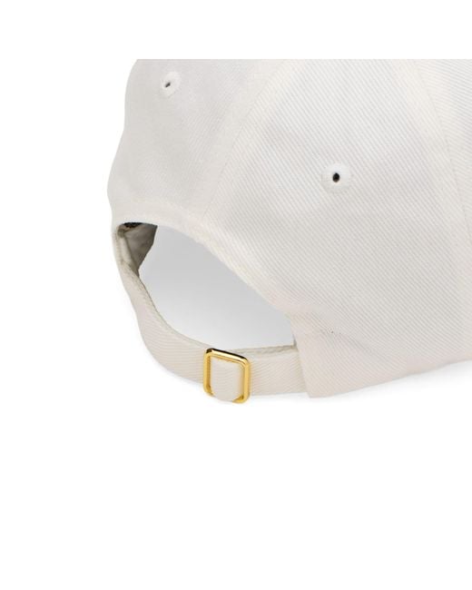Casablanca White Pyramid Abduction Tennis Cap for men