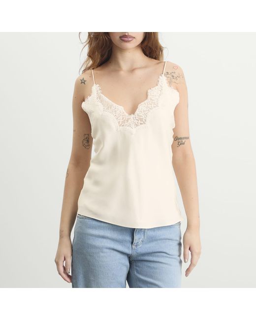 Rohe Natural Lace Silk Camisole