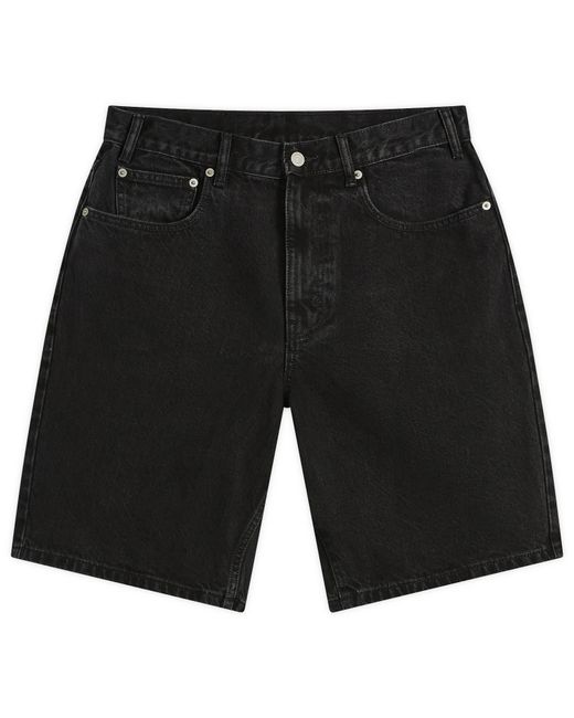 Thisisneverthat Black Relaxed Denim Shorts for men