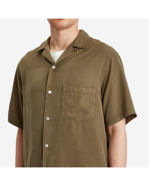 Portuguese Flannel Green Dogtown Vacation Shirt for men