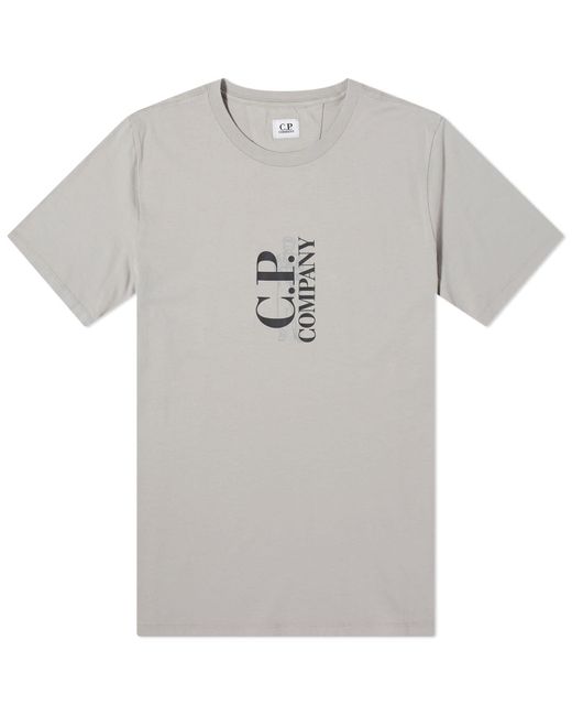 C P Company Gray Sailor Logo T-Shirt for men