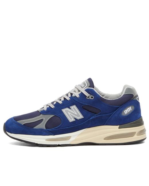 New Balance Blue 991V2 Sneaker