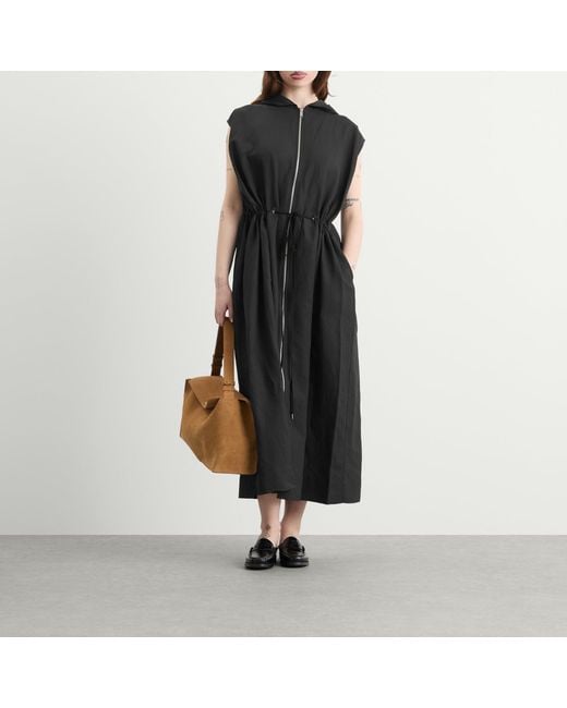 Studio Nicholson Black Hooded Dress
