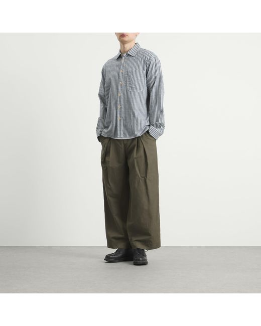 Folk Blue Easy Fit Shirt for men