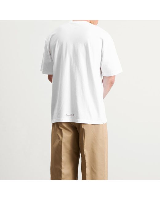 Neighborhood White Ss-1 Classic Logo T-Shirt for men