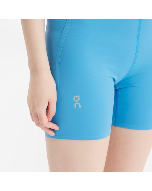 On Shoes Blue Train Cycling Shorts
