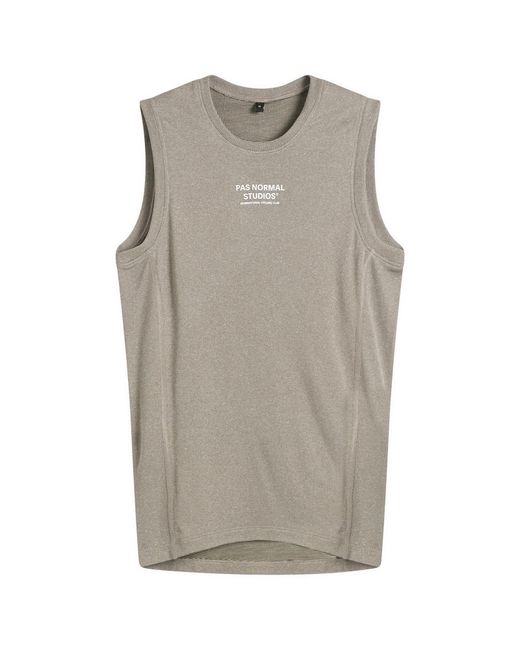 Pas Normal Studios Gray Mid Sleeveless Baselayer for men