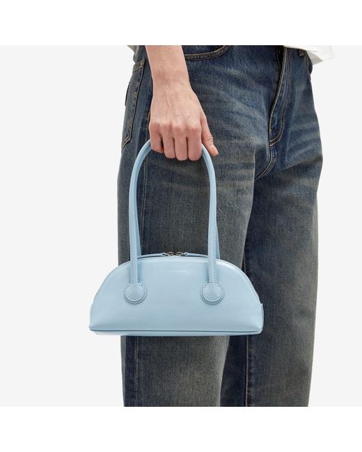 ☆MARGE SHERWOOD☆ BESSETTE SHOULDERdream blue glossy plain Marge Sherwood Bessette Shoulder Bag in Blue | Lyst