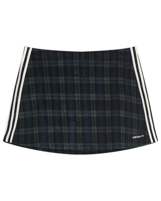 Adidas Black Tartan Skirt