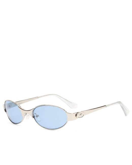 Le Specs Blue Frostbite Sunglasses