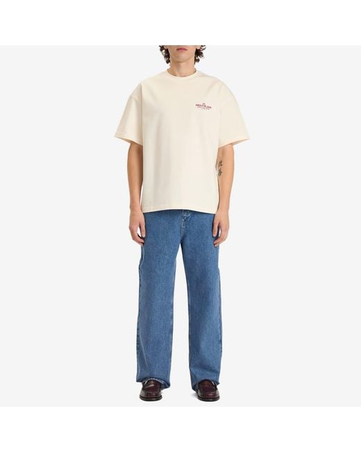 About Blank Blue Straight Leg Denim Jeans for men