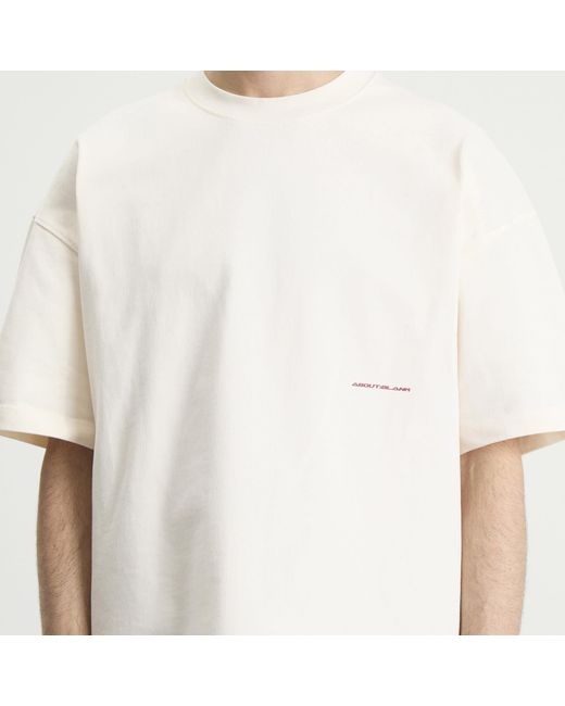 About Blank White Ab Sports T-Shirt for men