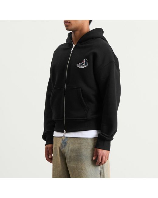 About Blank Black End. X Dominoes Zip Hoodie for men