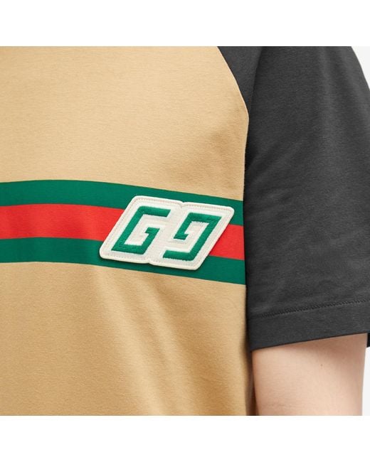 Gucci Multicolor Grg Gg Logo T-Shirt for men