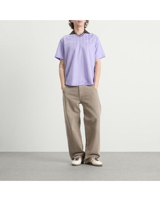 adidas X Wales Bonner Football T-Shirt in Purple for Men | Lyst