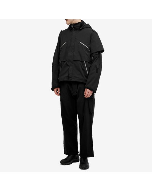 Acronym Black Encapsulated Nylon Interops Jacket for men