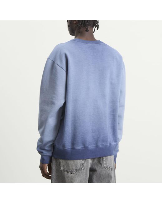 GALLERY DEPT. Blue Washed Logo Crewneck for men