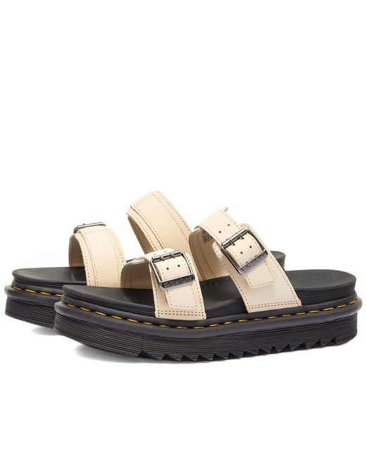Dr. Martens Leather Myles Slide Sandal | Lyst Canada