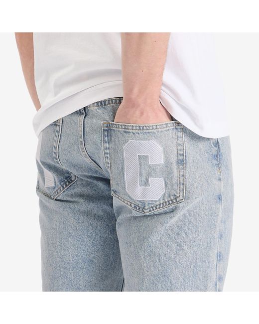 ICECREAM Blue Running Dog Straight Leg Denim Jeans for men