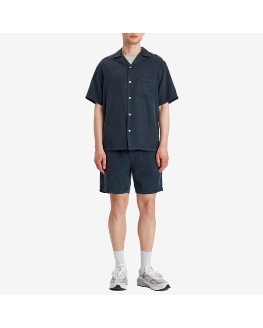 Portuguese Flannel Blue Dogtown Shorts for men