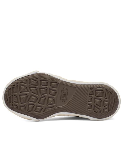 Maison Mihara Yasuhiro Brown Peterson 23 Vintage Suede Low-Top for men