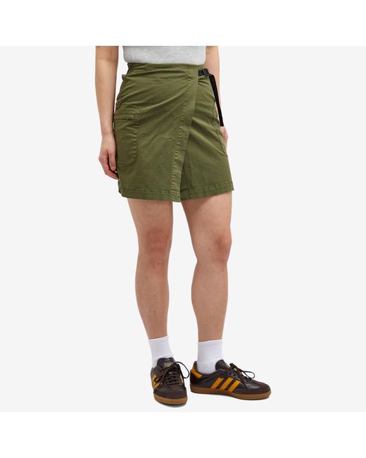 Gramicci Green Wrap Mini Skirt