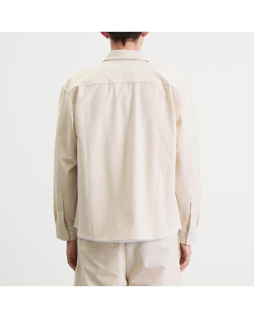 Annie Hood Natural College Seersucker Shirt for men