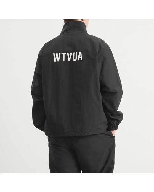WTAPS Pertex Logo Track Jacket in Black for Men | Lyst