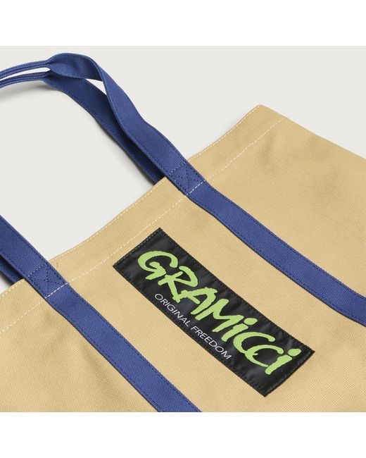 Gramicci Blue Duck Canvas Tote Bag for men