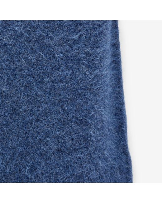 Holzweiler Blue Fure Fluffy Midi Skirt