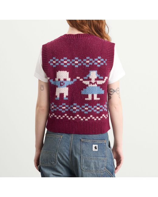 Damson Madder Red Sofie Vest