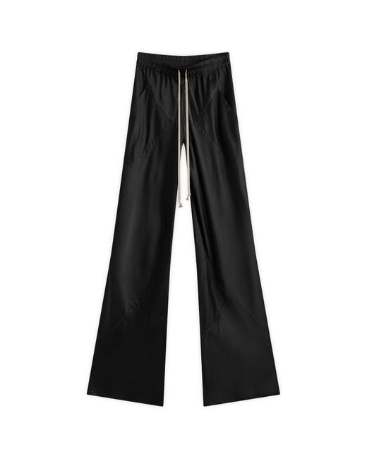 Rick Owens Black Drawstring Bias Trousers
